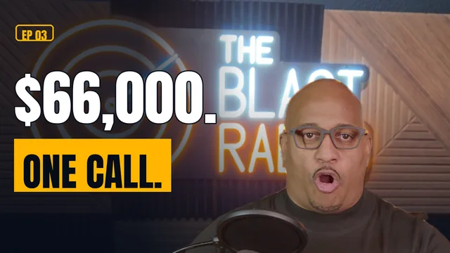 Episode 3 thumbnail: $66,000. One call., with host Quinn Vidal.